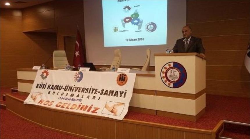 Malatya&rsquo;da, Kamu, &Uuml;niversite, Sanayi İşbirliği (k&uuml;si) Toplantısı D&uuml;zenlendi