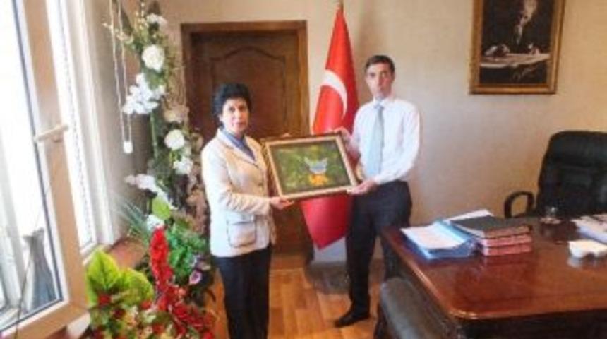 M&uuml;d&uuml;r Acaroğlu&rsquo;ndan Kaymakam Kırlı&rsquo;ya Ziyaret