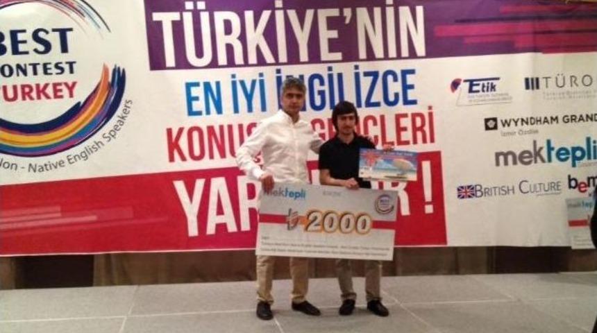 İhlas Koleji &Ouml;ğrencisi Ahmet Ko&ccedil;ak İngilizce&rsquo;de T&uuml;rkiye İkincisi Oldu