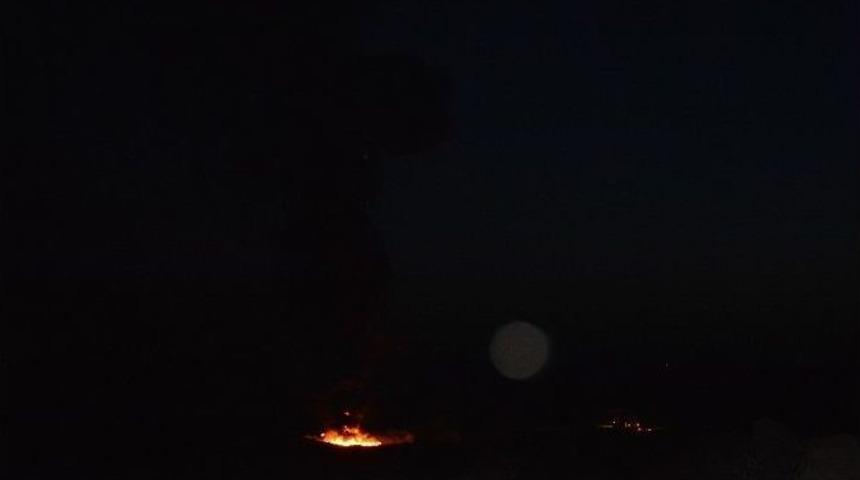 Siverek Botaş Hattında Yangın