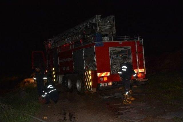 Siverek Botaş Hattında Yangın