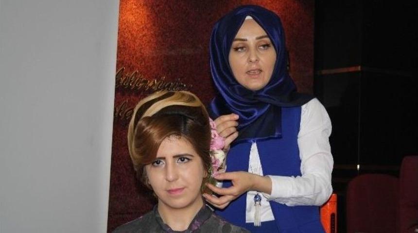 Kadın Kuaf&ouml;rlerine Topuz Eğitimi Verildi