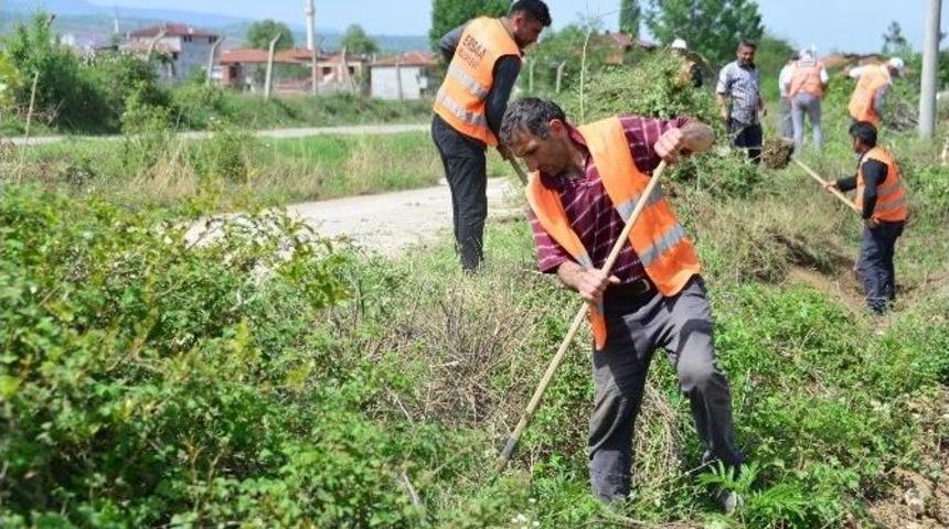 Erbaa Belediyesi&rsquo;nden Kent Genelinde Bahar Temizliği
