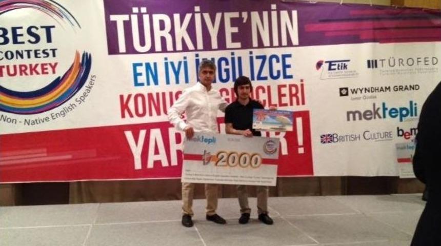 İhlas Koleji &Ouml;ğrencisi İngilizce&rsquo;de T&uuml;rkiye İkincisi