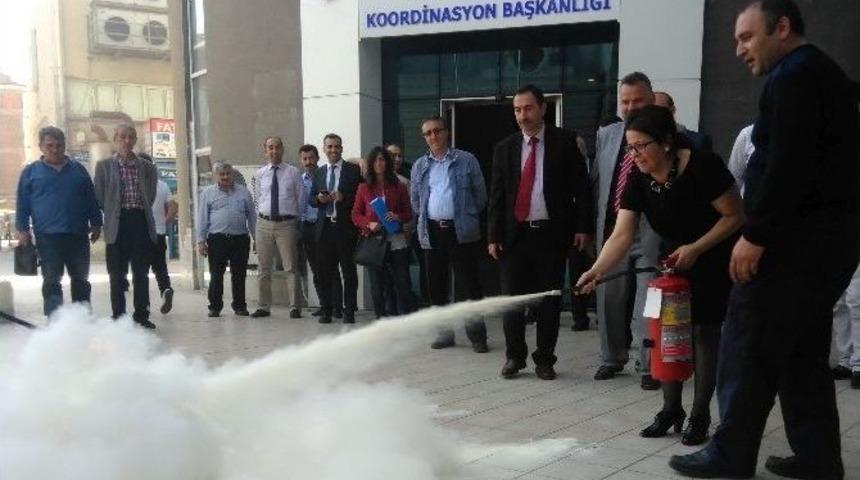 Yatırım İzleme Personeline Yangın Eğitimi