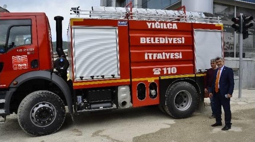 Başkan Yiğit Sözünde Durdu 2016 Model İtfaiye Aracını İlçeye Getirdi