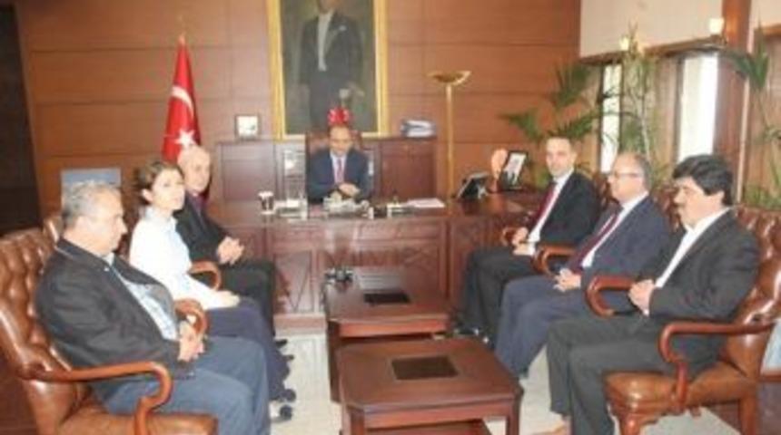 Kgd Y&ouml;netimi, Vali Ali Kaban&rsquo;ı Ziyaret Etti