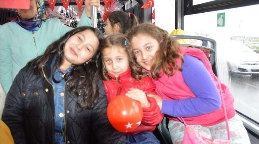 23 Nisan, Tramb&uuml;slerde Farklı Yaşanacak