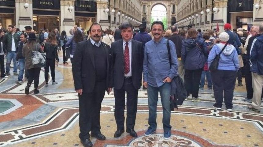 İneg&ouml;l Heyeti Milano Mobilya Fuarı&rsquo;nda