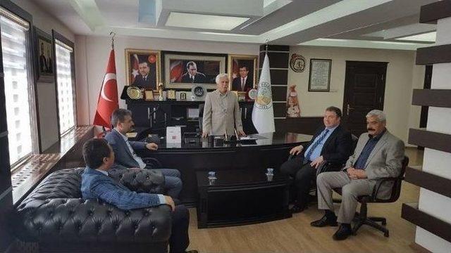 Dimez Ve Yılmaz Kahta İlçesinde Belediye Ve Partiyi Ziyaret Etti