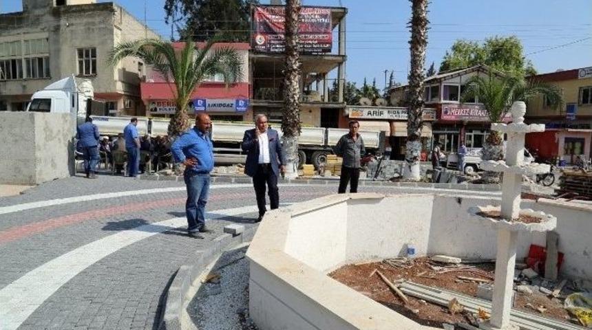 Erdemli Belediyesi, T&ouml;m&uuml;k Meydanını Yeniliyor