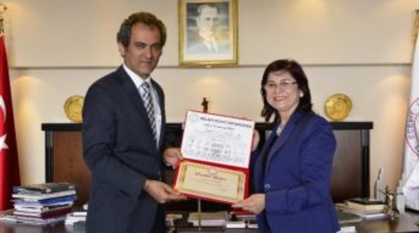 Demirsu&rsquo;dan Rekt&ouml;r &Ouml;zer&rsquo;e Ziyaret