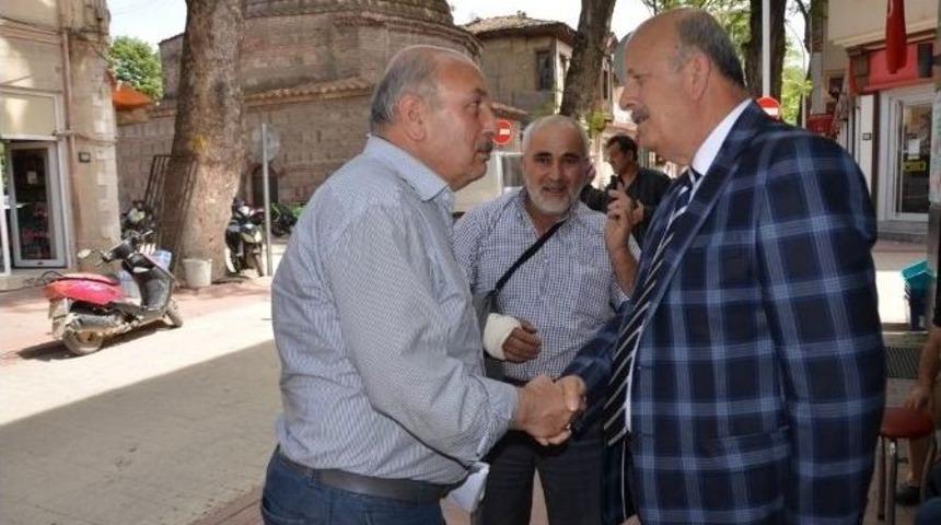 Başkan Sargın Halkla Kucaklaştı