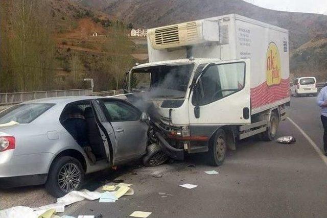 Gümüşhane’de Trafik Kazası: 3 Yaralı