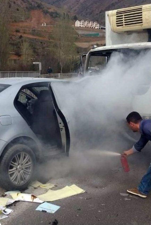 Gümüşhane’de Trafik Kazası: 3 Yaralı