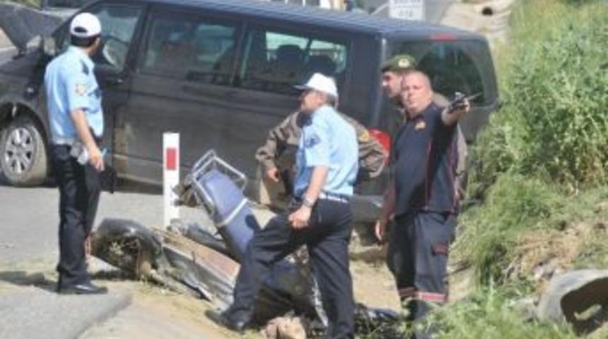 Turgutlu&rsquo;da Kaza: 1 &Ouml;l&uuml;, 1 Yaralı