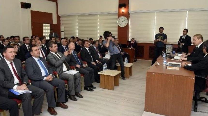 G&uuml;m&uuml;şhane&rsquo;de İl Koordinasyon Kurulu Toplantısı Yapıldı