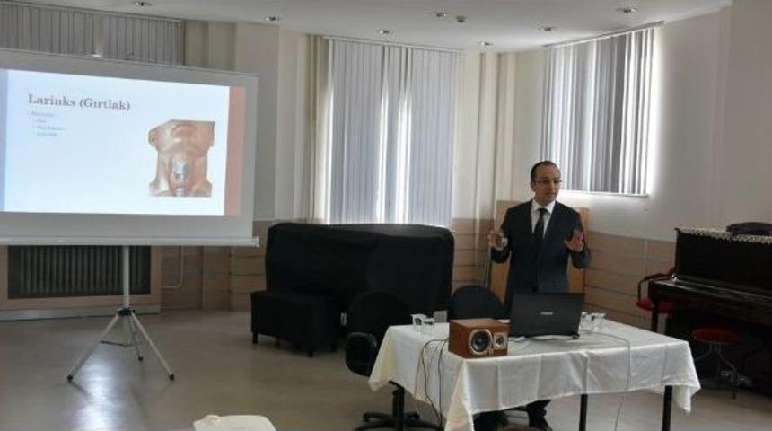 Om&uuml; Devlet Konservatuvarı&rsquo;ndan Ses Sağlığı Paneli