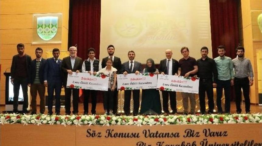 Kb&uuml;&rsquo;de Umre &Ouml;d&uuml;ll&uuml; Bilgi Yarışması