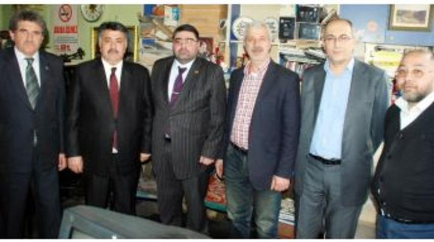 Karsesob Başkanı Burulday Ve Oda Başkanlarından Başkan Daşdelen&rsquo;e Tebrik Ziyareti