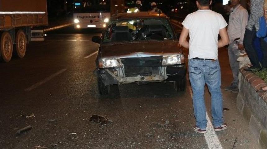 Nazilli&rsquo;de Trafik Kazası-1 Yaralı