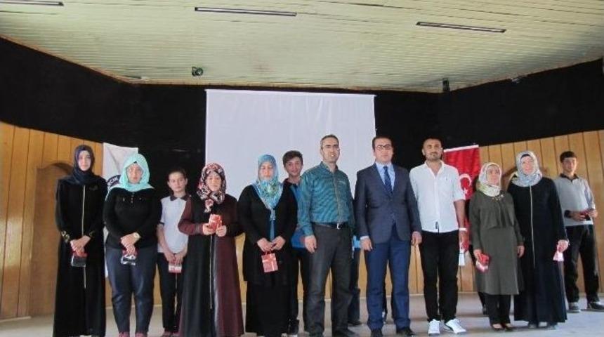 &rsquo;okumak Hayattır&rsquo; Konulu Kitap Okuma Yarışması &Ouml;d&uuml;l T&ouml;reni