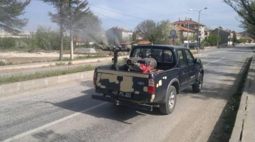 Hisarcık Belediyesi&rsquo;nden İla&ccedil;lama &Ccedil;alışması