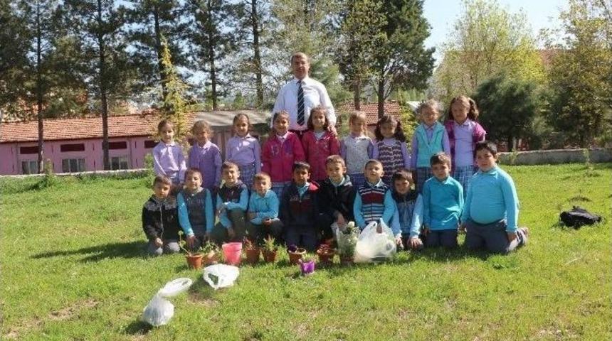 Atat&uuml;rk İlkokulu&rsquo;nda &rsquo;okulumuz Bahar Kokuyor&rsquo; Projesi