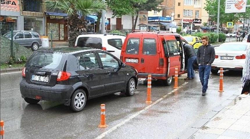 Samsun&rsquo;da Trafik Kazası: 1 Yaralı