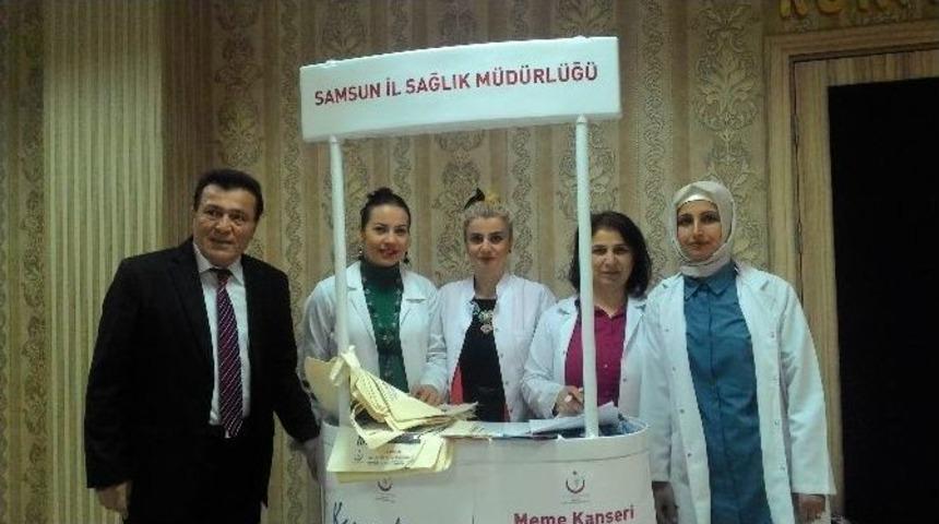 Canik&rsquo;te Vatandaşlar Kanser Konusunda Bilin&ccedil;lendiriliyor