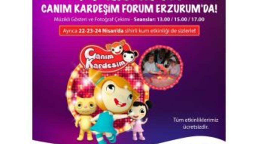 Forum Erzurum, &lsquo;&rsquo;canım Kardeşim&rsquo;&rsquo; Ve &lsquo;&rsquo;sihirli Kum &lsquo;&rsquo;etkinlikleri İle 23 Nisan&rsquo;ı Coşkuyla Kutlayacak