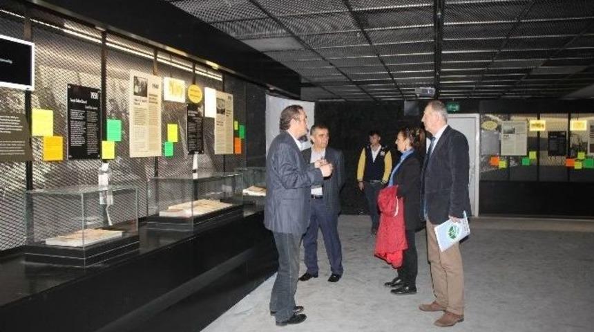K&uuml;lt&uuml;r, Turizm Ve &Ccedil;evre Komisyonu &Uuml;yeleri Maden M&uuml;zesinde İncelemelerde Bulundu