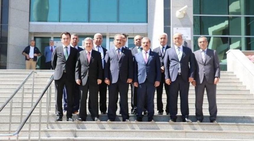 Hsyk Ve Danıştay &Uuml;yelerinden Mersin Adliyesine Ziyaret