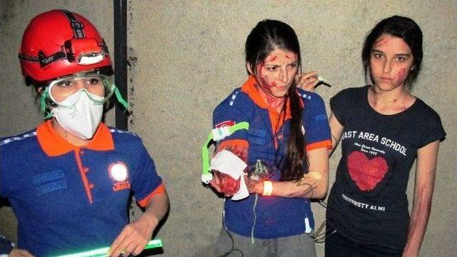 Umke’nin Uygulamalı Egitim Tatbıkatı Gerçeğini Aratmadı