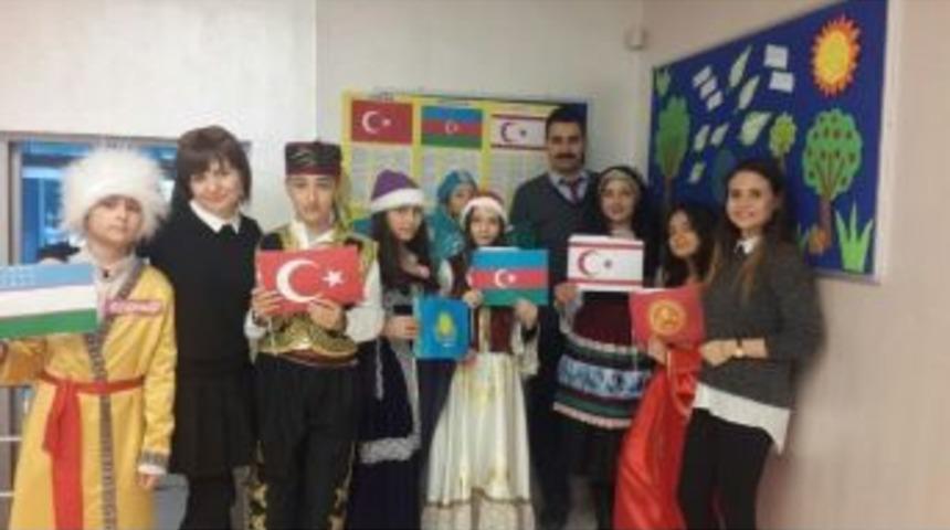 Öğrencilerden "türk Dünyası Haftası"na Coşkulu Kutlama