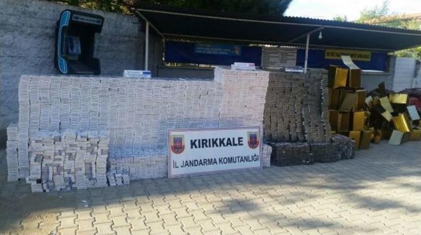 Kırıkkale&rsquo;de 30 Bin Paket Ka&ccedil;ak Sigara Ele Ge&ccedil;irildi
