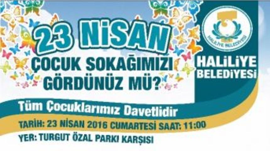 Haliliye Belediyesi&rsquo;nden &Ccedil;ocuklara 23 Nisan S&uuml;prizi