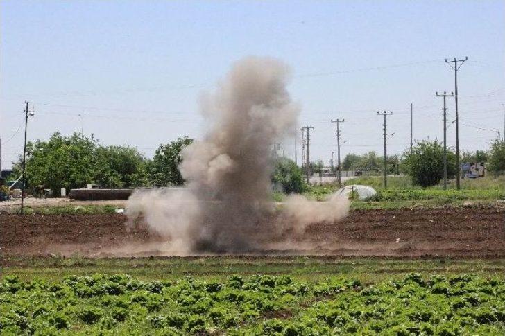 Kilis’e Düşen Rokete Ait Parçalar İmha Edildi G2