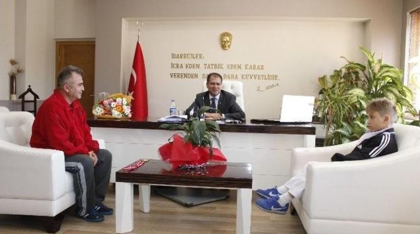 Kaymakamdan Minik Şampiyona Bisiklet