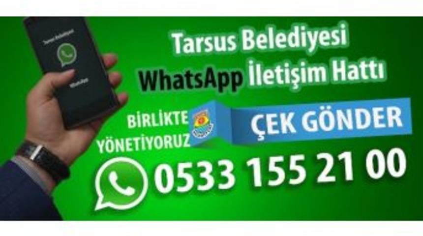 Tarsus Belediyesi Whatsapp İletişim Hattı Kurdu