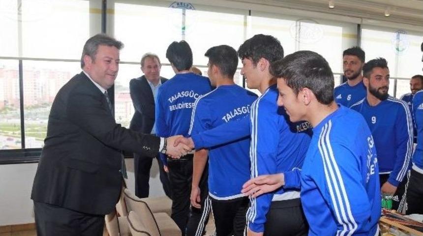 Başkan Palancıoğlu&rsquo;dan Talasg&uuml;c&uuml;&rsquo;ne Teşekk&uuml;r