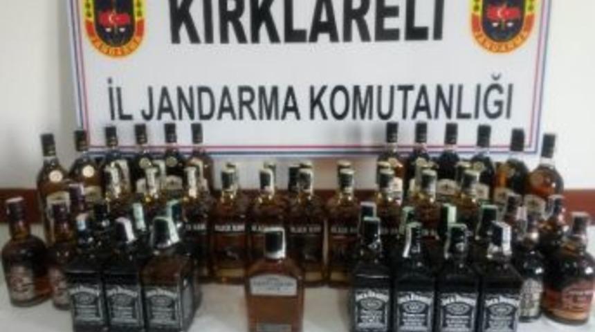 55 Şişe Ka&ccedil;ak Viski Ele Ge&ccedil;irildi