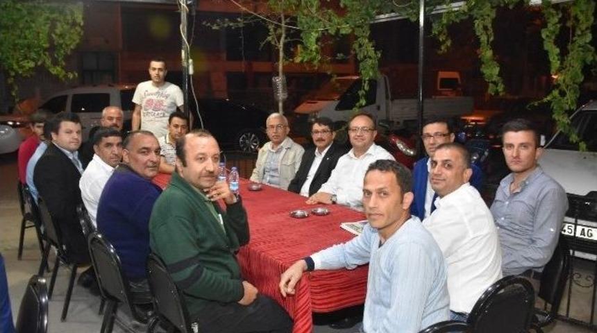 Başkan &Ccedil;elik&rsquo;ten Şehitler Mahallesi Esnafına Ziyaret