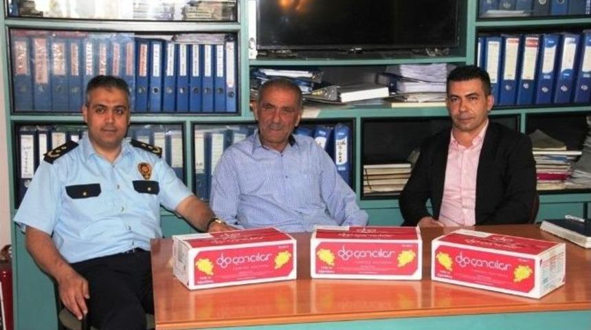 Sarıg&ouml;l&rsquo;den Y&uuml;ksekova Emniyeti&rsquo;ne Kuru &Uuml;z&uuml;m Desteği