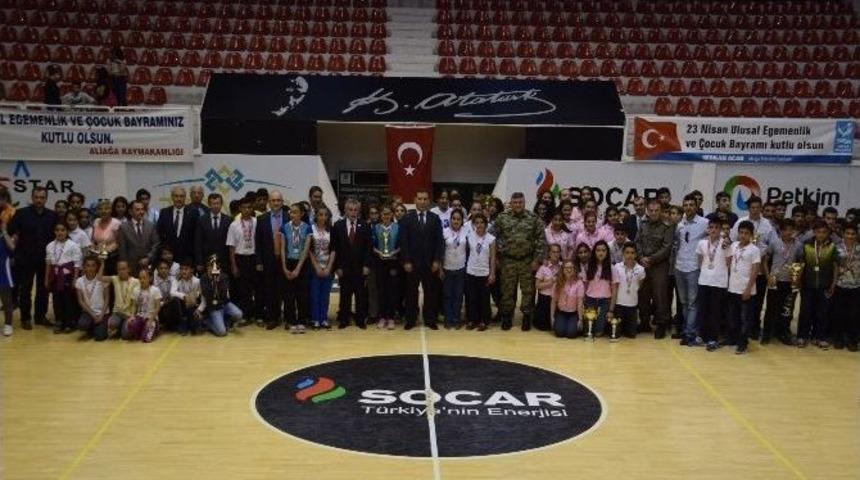 Aliağa&rsquo;da 23 Nisan &Ouml;d&uuml;lleri Sahiplerini Buldu