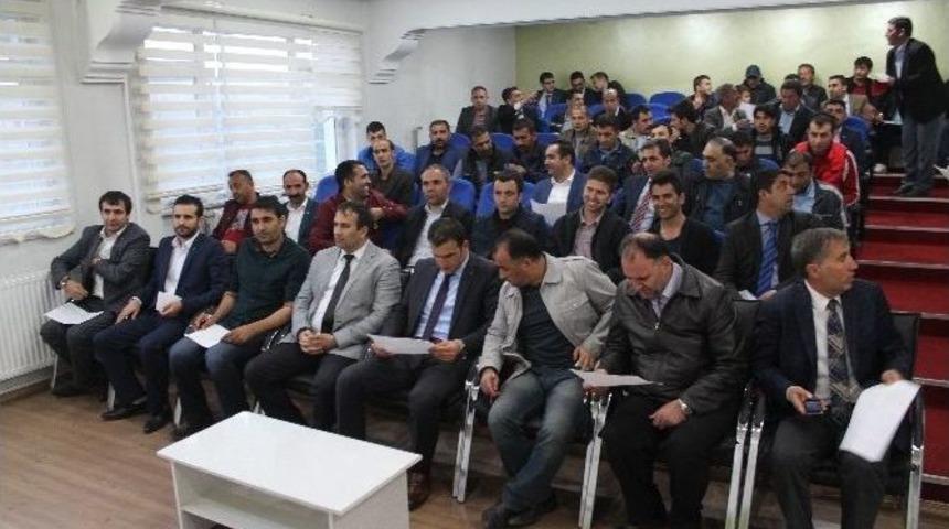 Ağrı&rsquo;da Kurumlar Arası Futbol Turnuvası Kuraları &Ccedil;ekildi