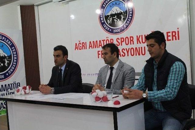 Ağrı’da Kurumlar Arası Futbol Turnuvası Kuraları Çekildi