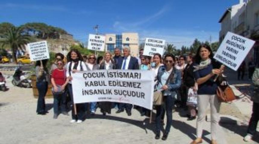 &Ccedil;ocuk İstismarlarına Bir Tepkide &Ccedil;eşme&rsquo;deki Kadınlardan