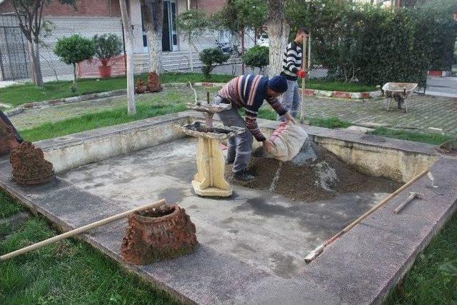 Turgutlu Lisesi Bahçesine Düzenleme