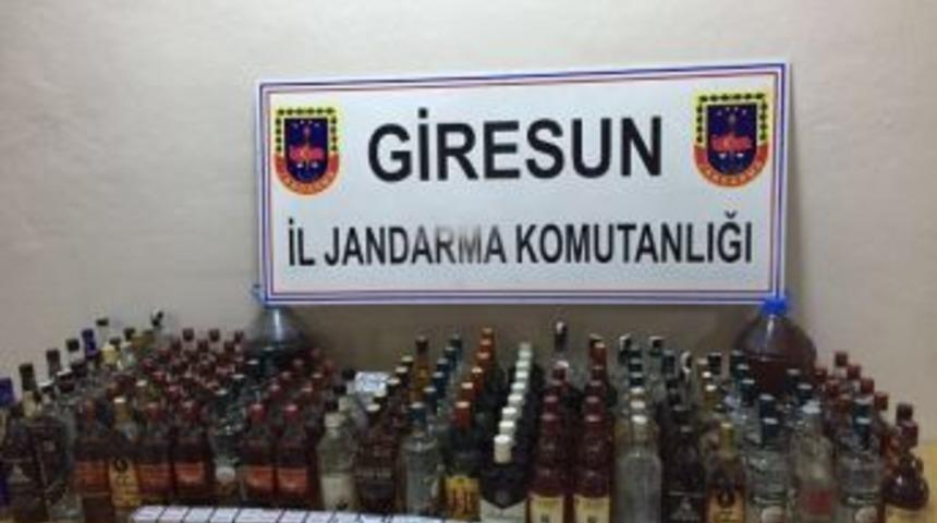 Giresun&rsquo;da Ka&ccedil;ak İ&ccedil;ki Ve Sigara Operasyonu